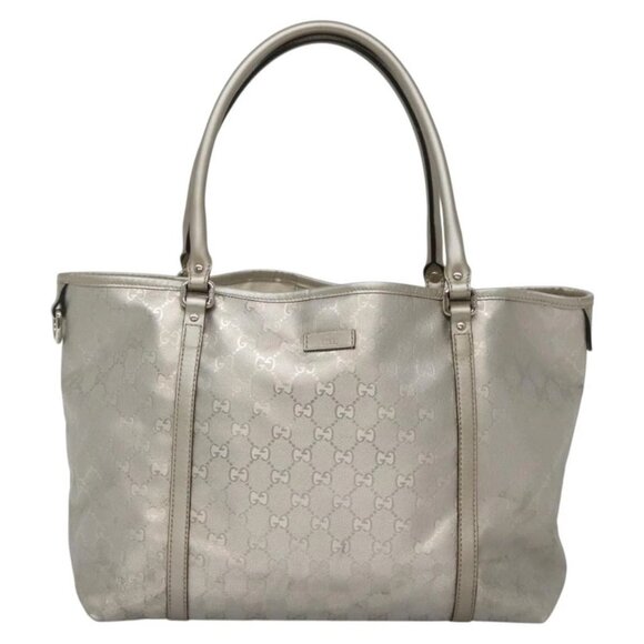 GUCCI GG implementation Tote Bag Silver Auth - Picture 2 of 16